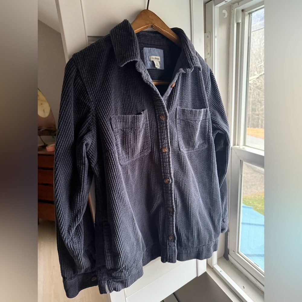 L.L. Bean Women’s Navy Corduroy Shirt